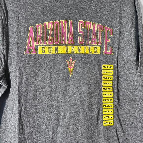 Arizona State Sun Devils T-Shirt Mens M Gray College Tee Gear For Sports ASU - Picture 3 of 6